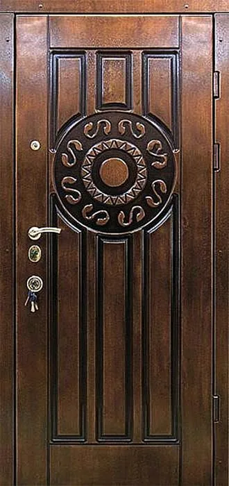 Входная дверь Kiparis-6 (МДФ Винорит / МДФ Филенчатый)